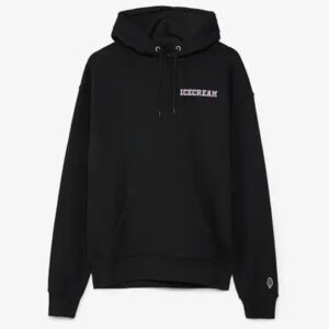 College Black Varsity Hoodie